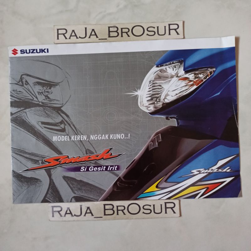 Poster brosur katalog leaflet Suzuki Smash 110R/Smash 110 R 2004