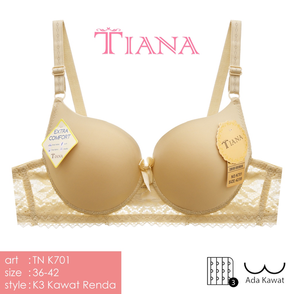 TIANA | Push Up Bra / Bra Kawat Brukat / art TN K701