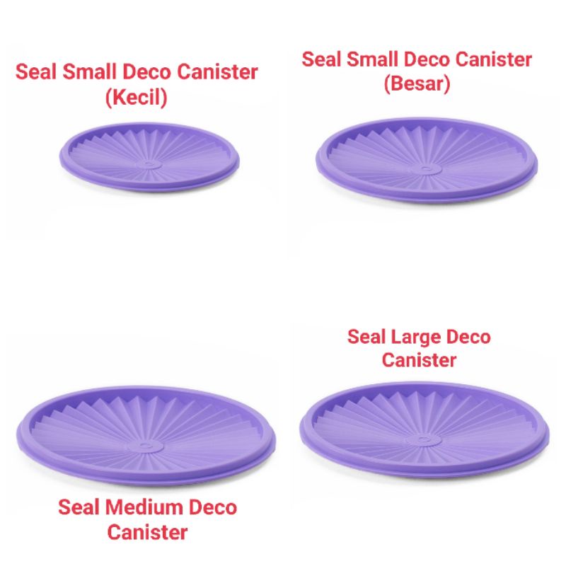 Tutup/Seal Deco Canister