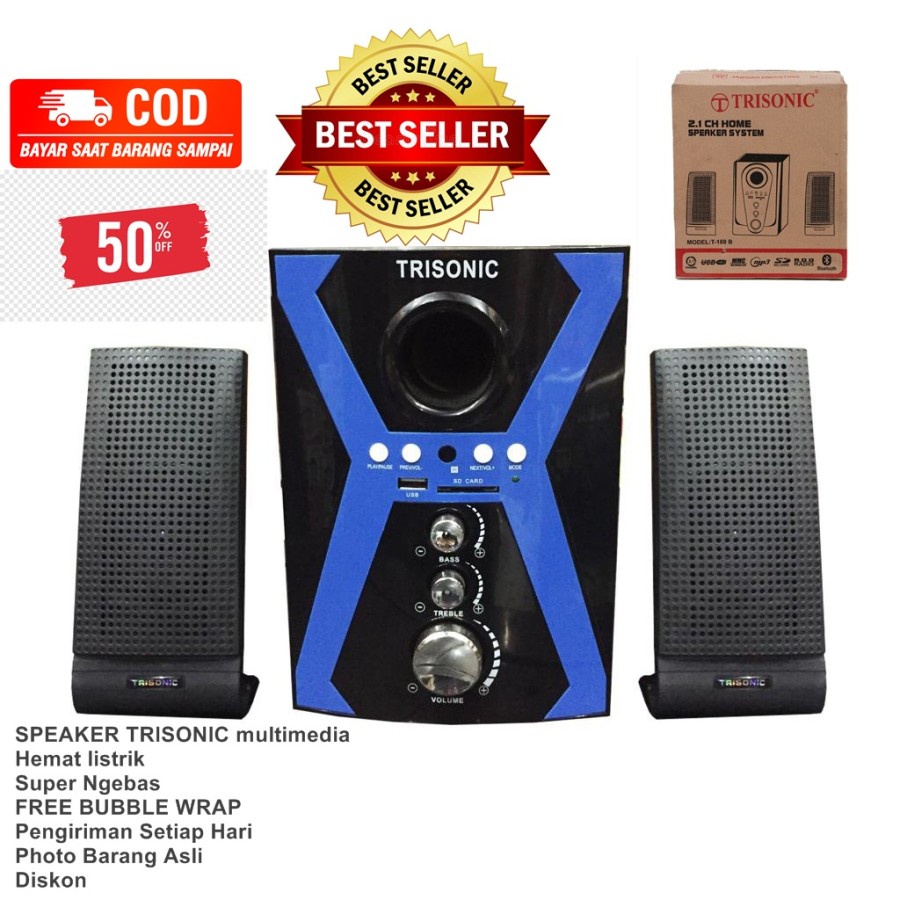 SPEAKER Audio Salon Pemutar Musik MULTIMEDIA TRISONIC