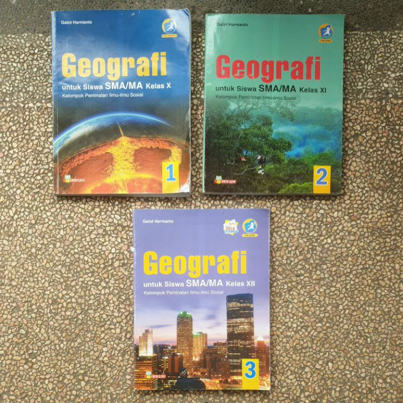 Jual Buku Geografi Sma Kelas 10.11.12 Revisi Kurikulum 13.Yrama Widya ...