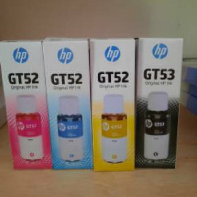 Tinta HP GT 51 GT53 &amp; GT 52 GT52 Compatible