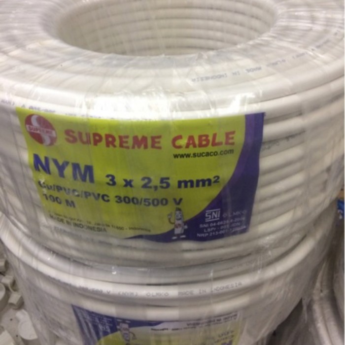 Kabel NYM 3 x 2,5 mm supreme NYM 3x2,5 / Supreme NYM 3x2.5 100meter