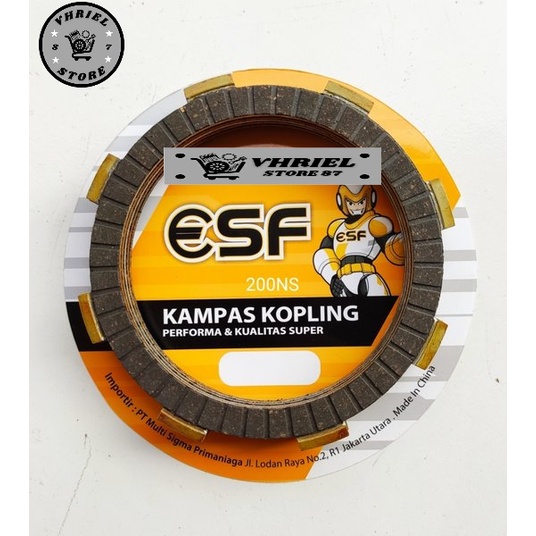 Kampas Kopling PULSAR 200 NS Plat Kopling BAJAJ PULSAR 200NS ESF