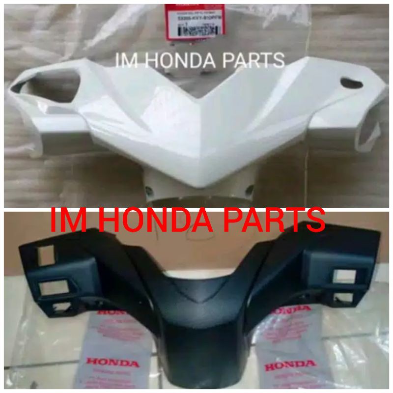batok depan dan batok belakang Honda beat karbu lama putih batok depan original ABS