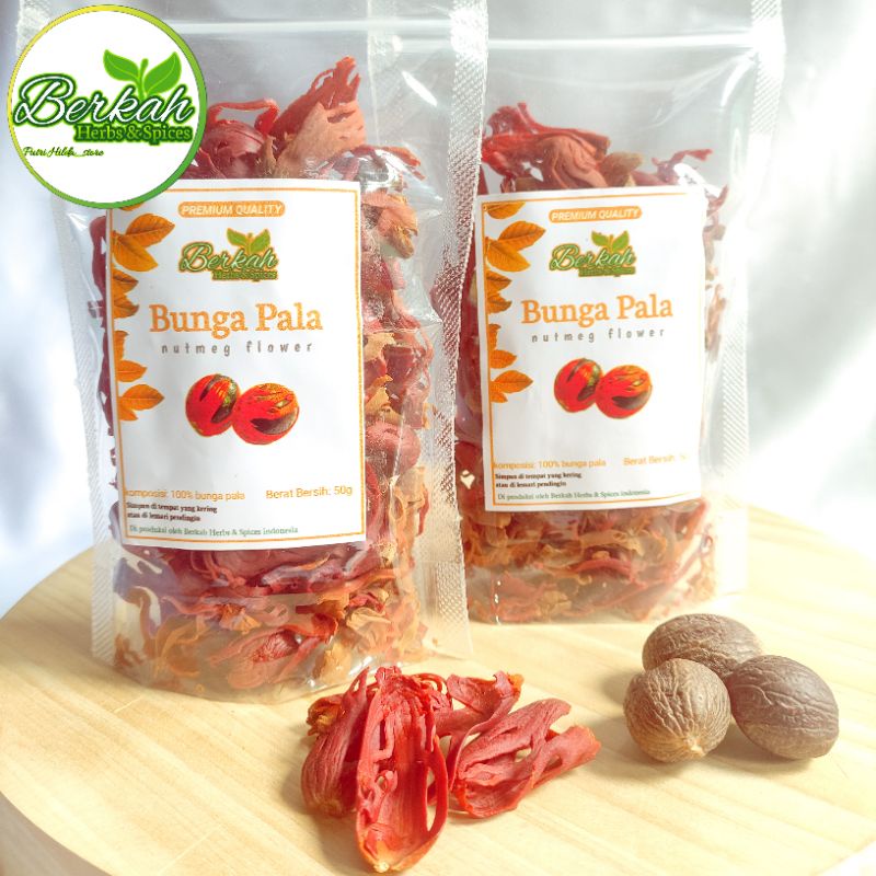 

Bunga Pala / Nutmeg Flower 50g / Rempah