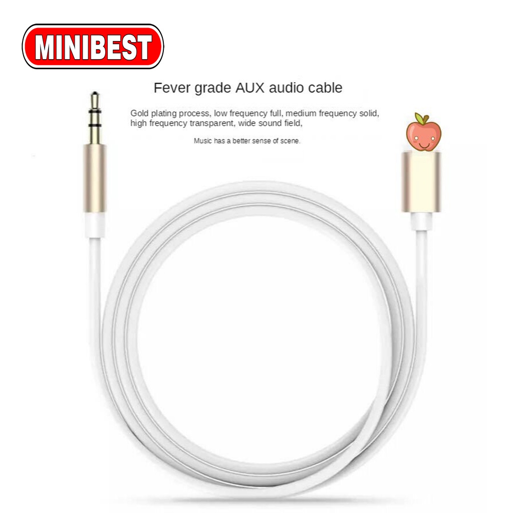 KABEL AUX LIGHTING TO 3.5MM IP 6.7.8.X. 8 PLUS / CABLE AUX LIGHTNING Ip7 T-007