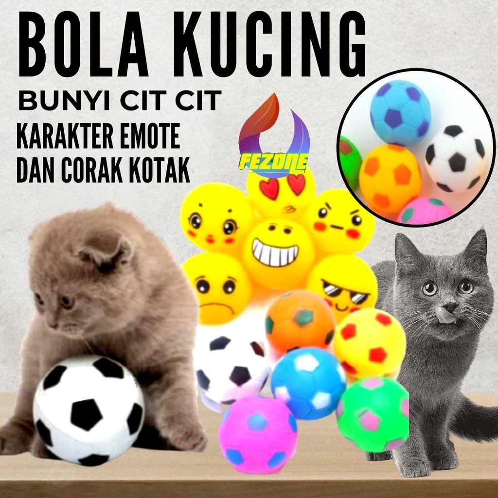 Bola Cit Cit Mainan Kucing Ball CAT TOYS FEZONE