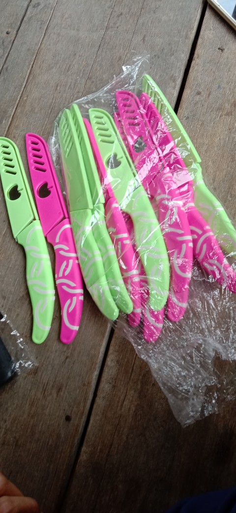 Pisau Apel / Pisau Buah Warna / Pisau Dapur Tajam / Pisau Sarung Murah 10171