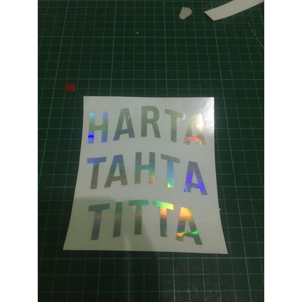 Sticker harta tahta costum hologram