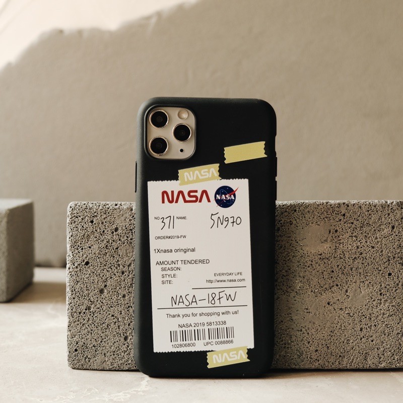 Nasa Ticket (1) Softcase full cover Iphone 6 7 8 6+ 7+ 8+ X XR XSMAX 11 12 PROMAX-NST. 18FW