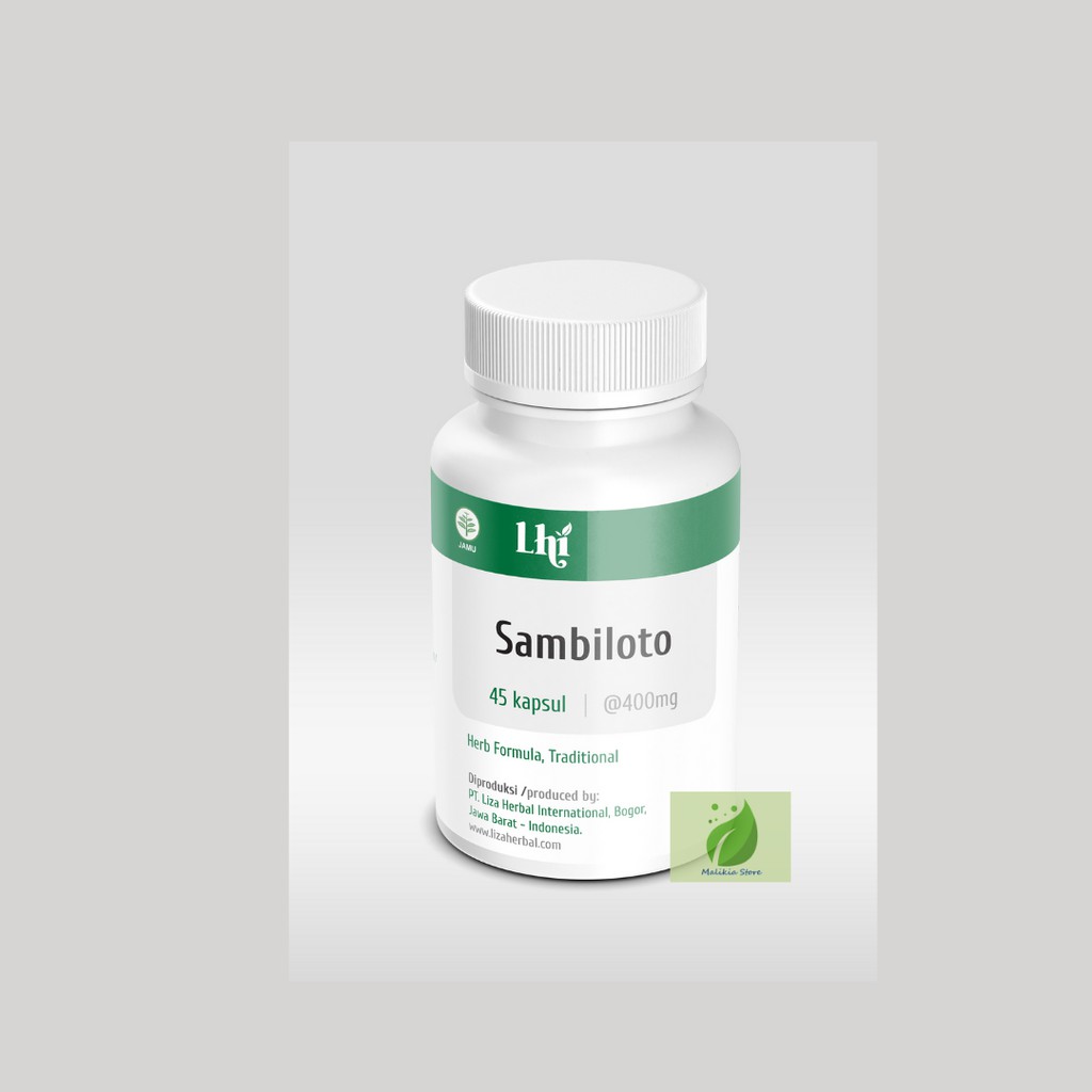 

Sambiloto Kapsul Liza Herbal Untuk Diabetes