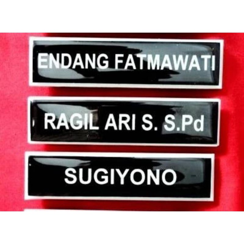 Name Tag / Name Tag Magnet / Name Tag Peniti