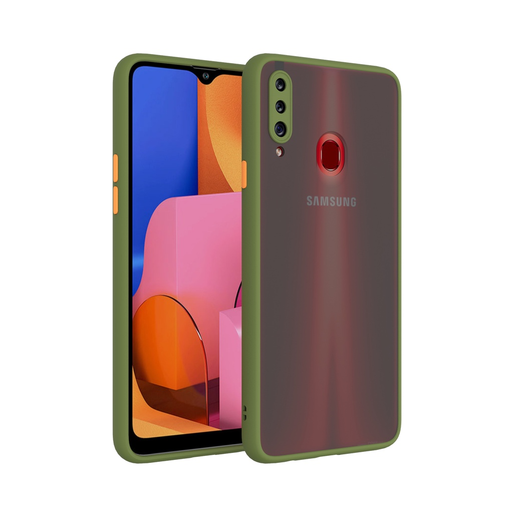 Samsung M30 Frosted Camera Case Cover dove