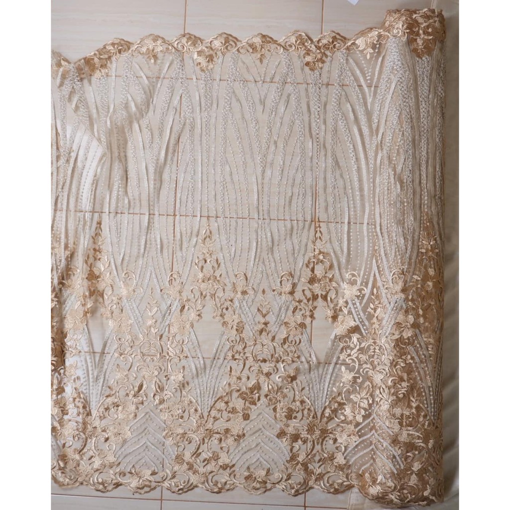 BROKAT MURAH/TILLE MURAH/BAHAN KEBAYA/BROKAT 3D