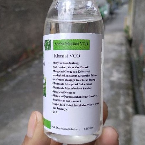 VCO murni Virgin Coconut Oil 100ml flip