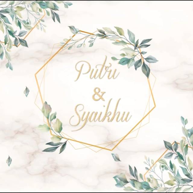 Video digital undangan pernikahan elegan termurah