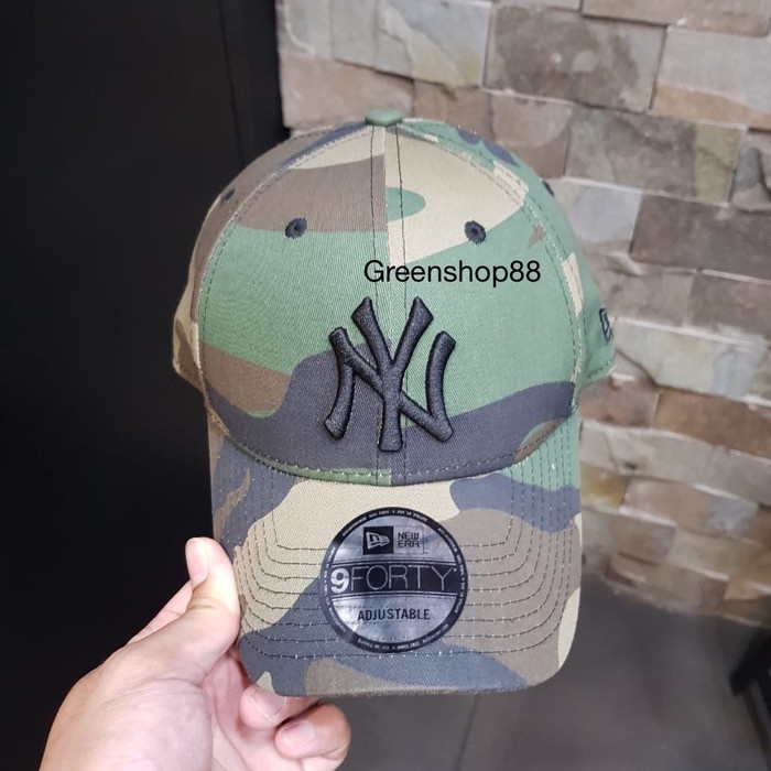 Original - Topi Baseball Army 100% Original Newera 9Forty Ny Logo Stitches