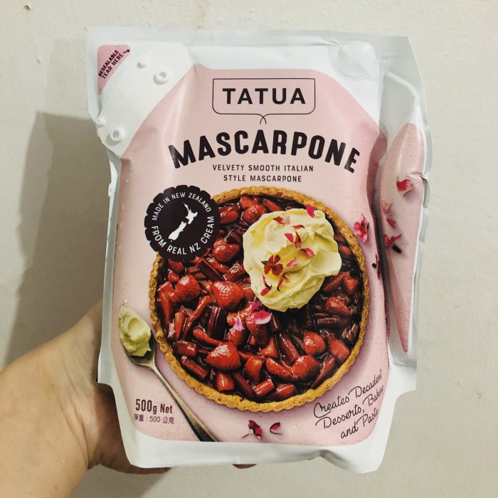 

Keju- Mascarpone 500 Gram Khusus Gojek/Grab Bandung -Keju.