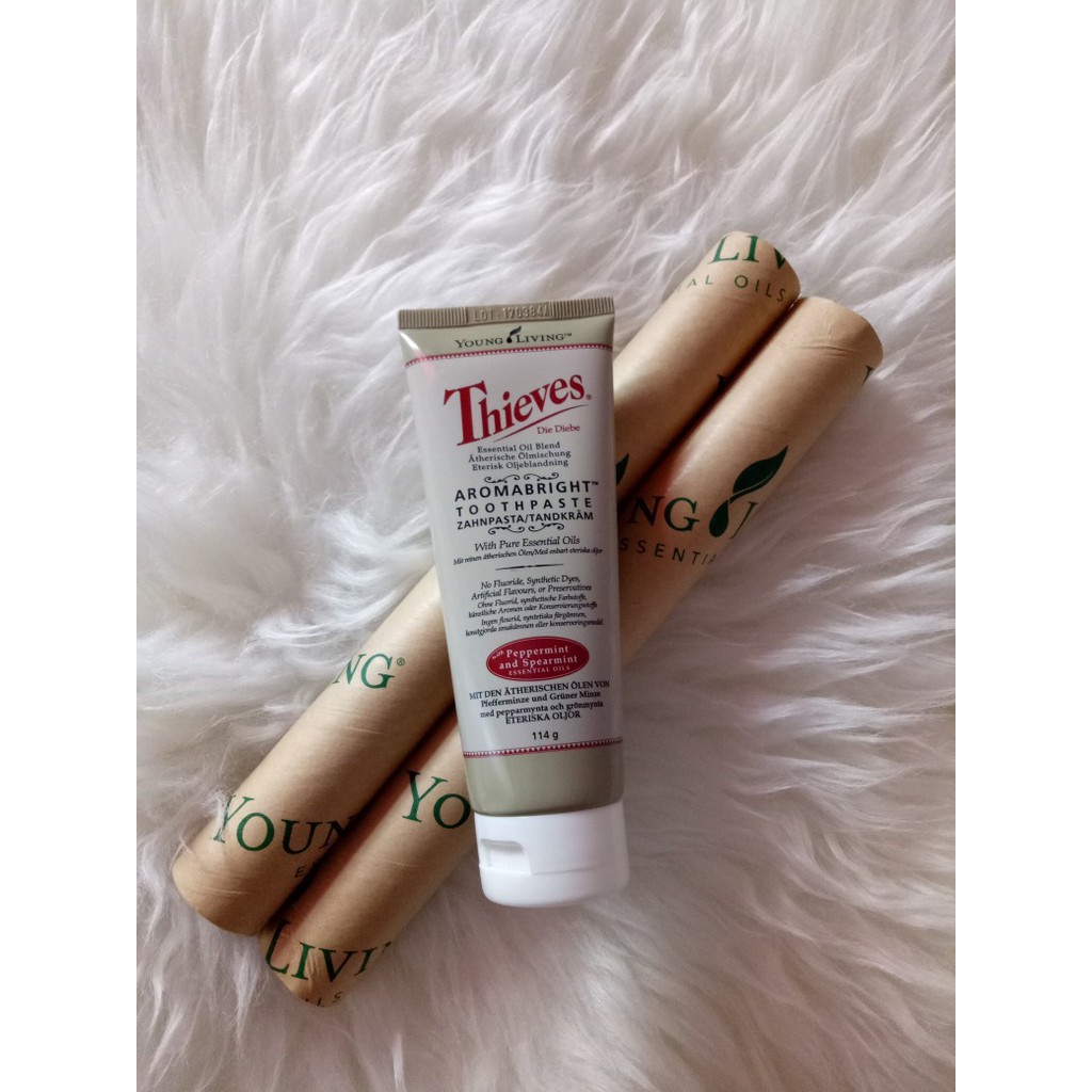 Thieves toothpaste young living bagus