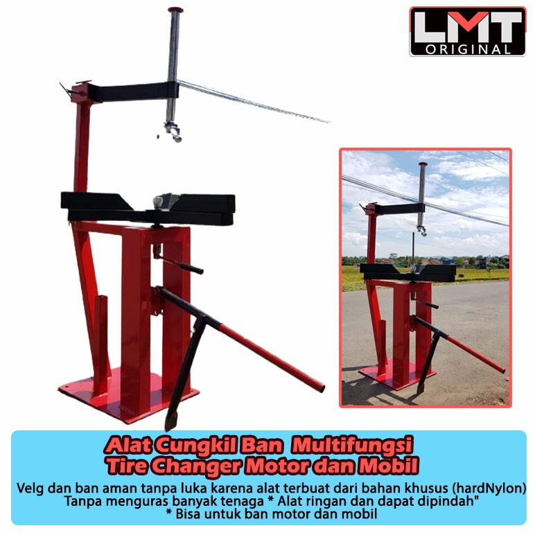 TIRE CANGER MANUAL 2 FUNGSI / ALAT BANTU PELEPAS BAN MOTOR DAN MOBIL