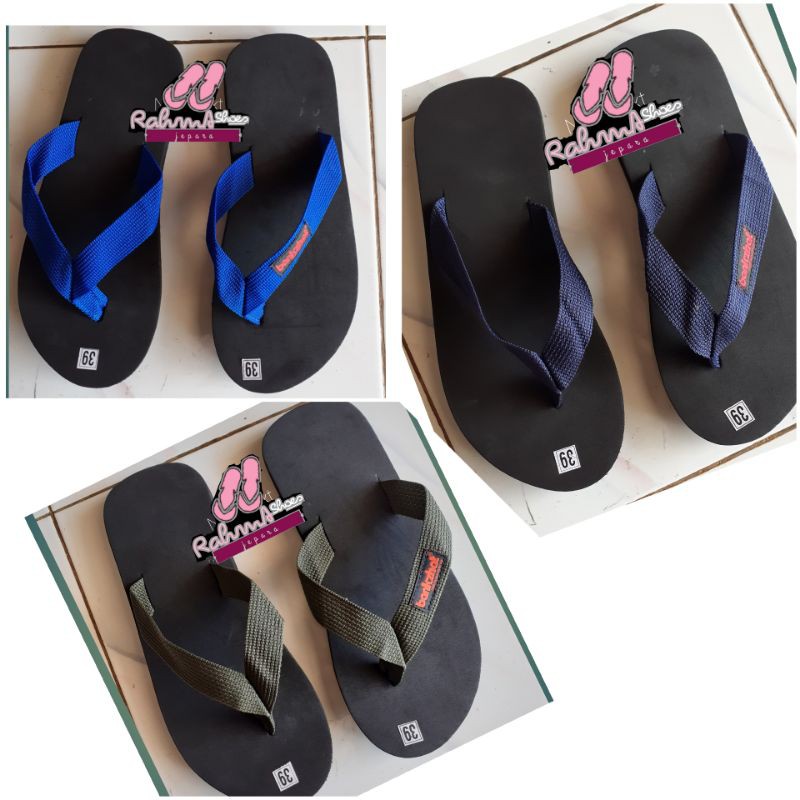sandal bankzhat hitam size 39 sd 43