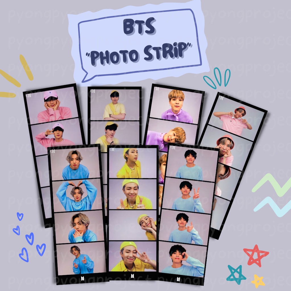 [UNOFFICIAL] BTS FESTA 2021 D-8 CALENDAR FILM STRIP by Pyongpyong Project