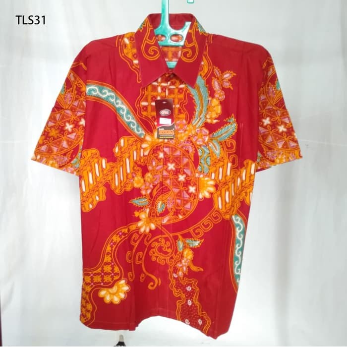 Hem Kemeja Batik Tulis Pekalongan Lengan Pendek Pria 31