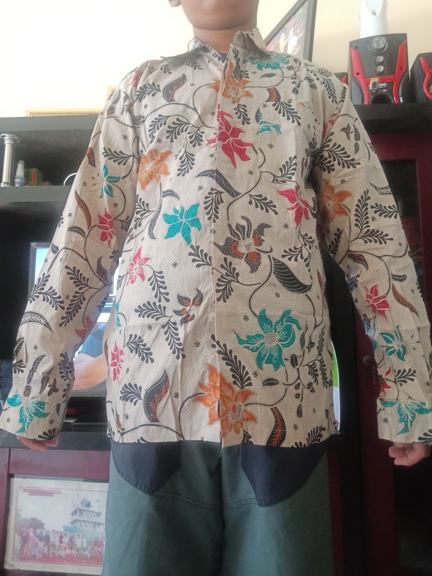Batik Couple Blouse Atasan Modern Ready Batik Anak Cowok