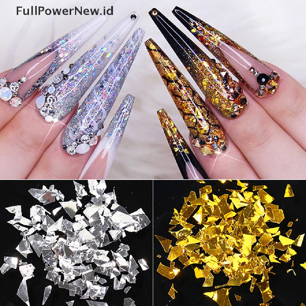 Sequin Glitter Flakes Holografik Warna-Warni Ukuran 5g Untuk Dekorasi Nail Art