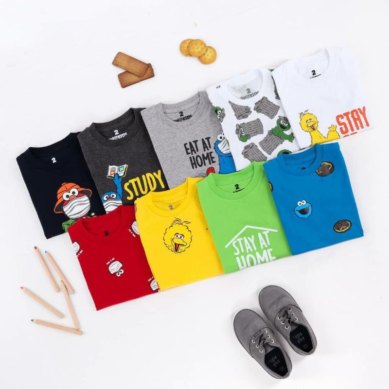 Kaos Anak Sesame Street