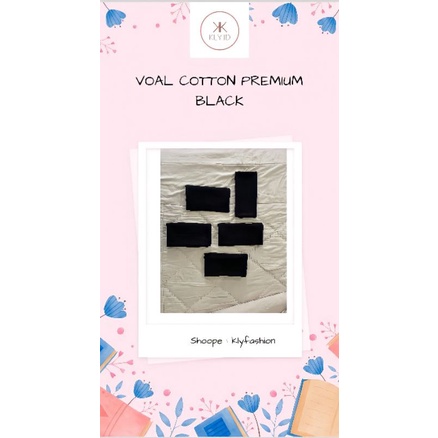 Kly Voal Cotton Premium - Voal Hijab - Hijab Voal Segi Empat - Hijab Voal Premium