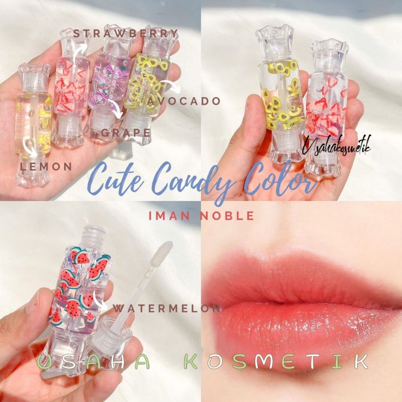 PROMO!! LIP OIL IMAN OF NOBLE CUTE CANDY FRUIT 936D