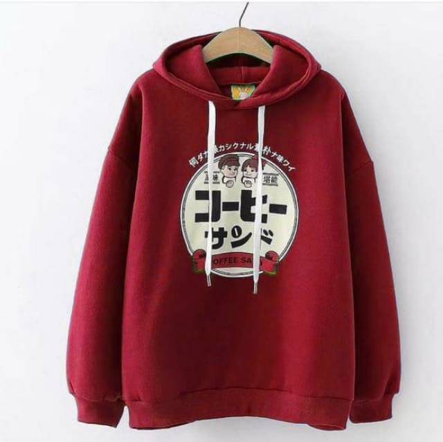 damai fashion jakarta - sweater jaket hoodie wanita HANAKO 2 warna - konveksi murah tanah abang