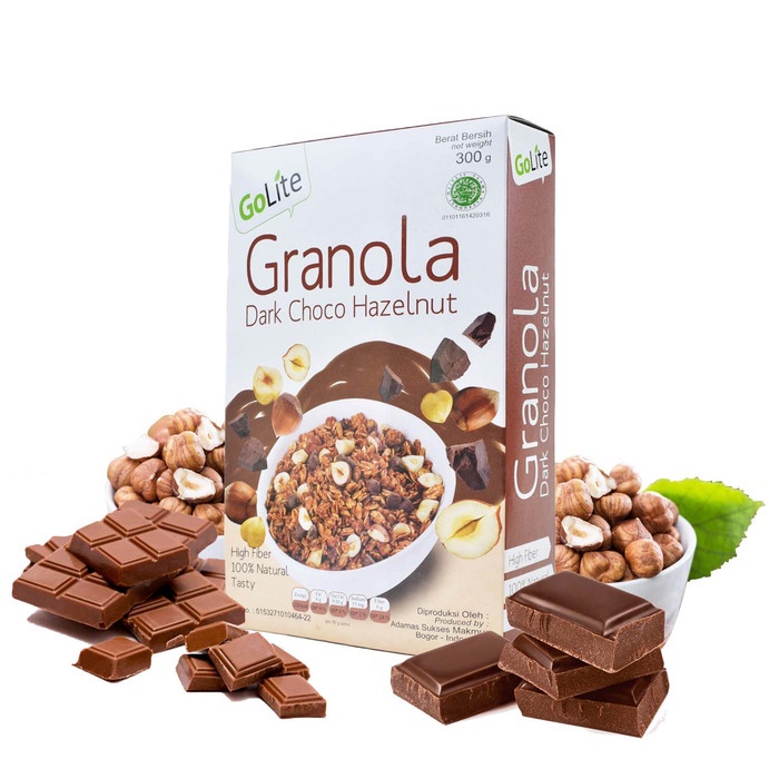

Jual Golite Granola Dark Choco Hazelnut 300 Gr