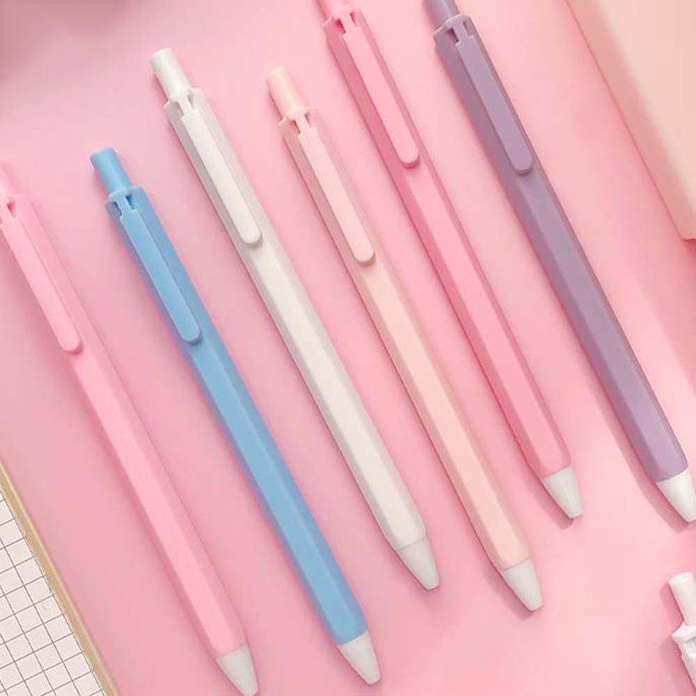 Lanfy Gel Pen Unisex|Pulpen Warna 0.5mm Hadiah Anak Pulpen Netral