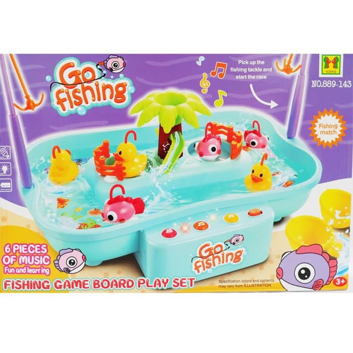 Mainan anak memancing ikan game pancingan go fishing 889 143 pancing ikan Makassar