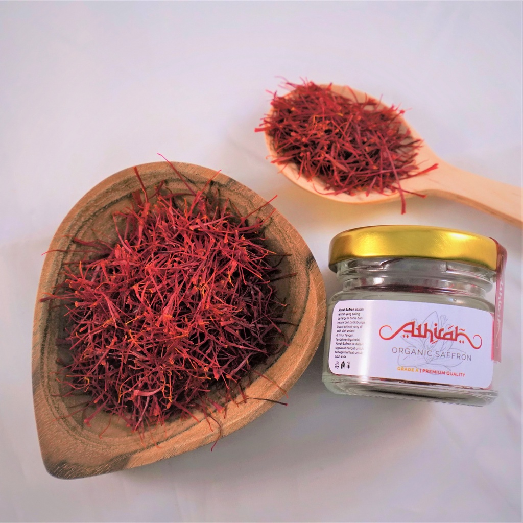 

SAFFRON Premium Original Kualitas Terbaik 3gr ( PAKET 6-9 BULAN + EMAS 24K)