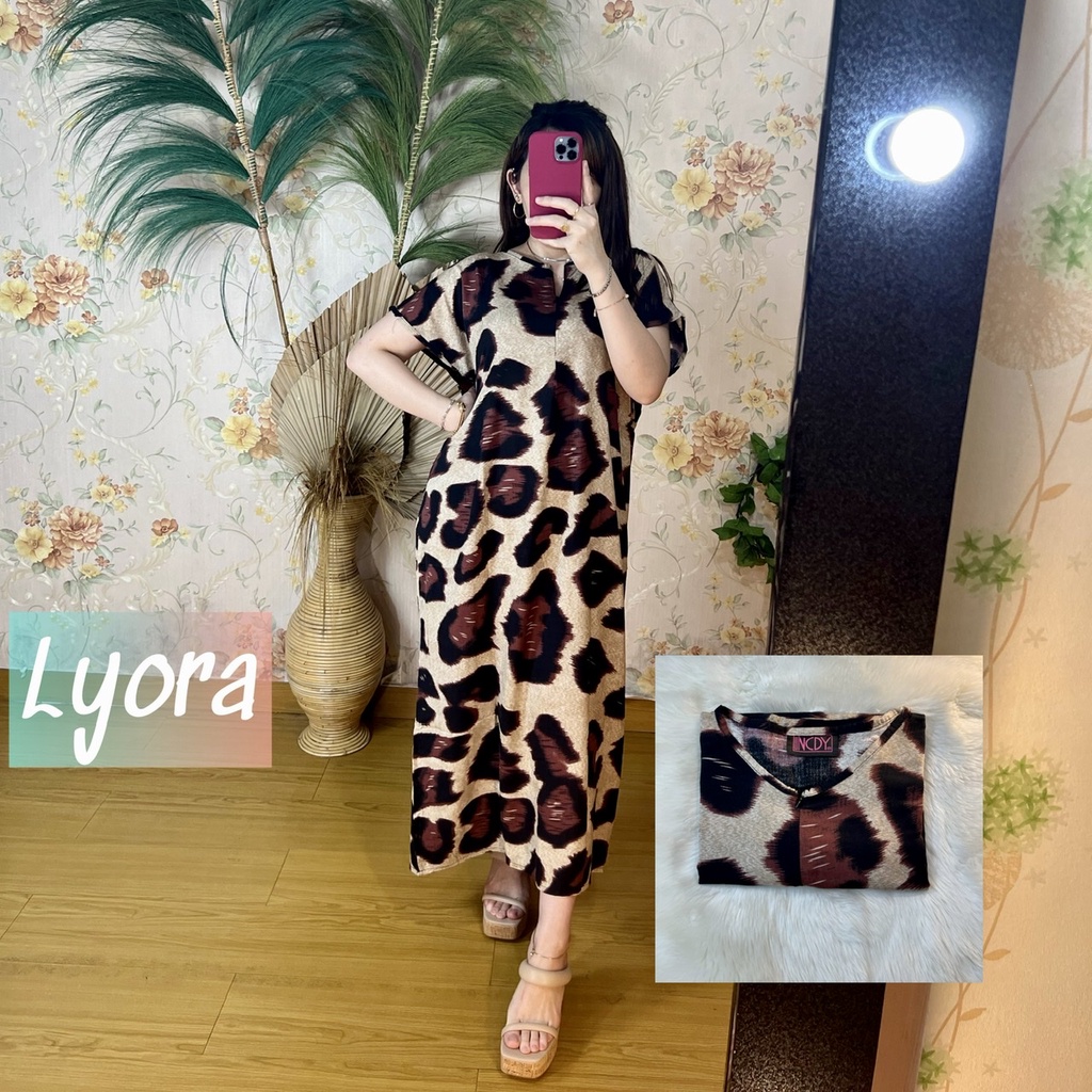 PART1 NCDY HOMEWEAR DASTER PANJANG SEMATA KAKI LD 130cm BUSUI FRIENDLY JUMBO-Lyora
