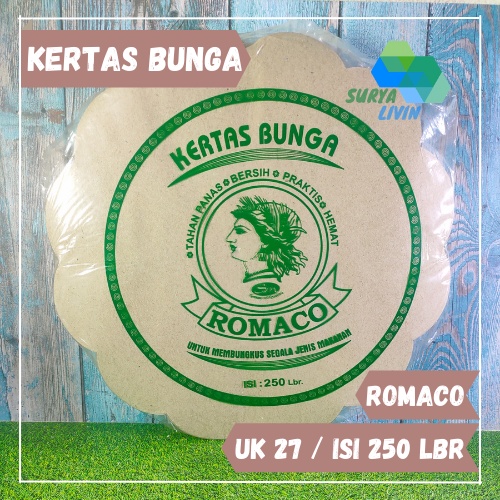Kertas Nasi Bunga Besar Romaco Uk. 27
