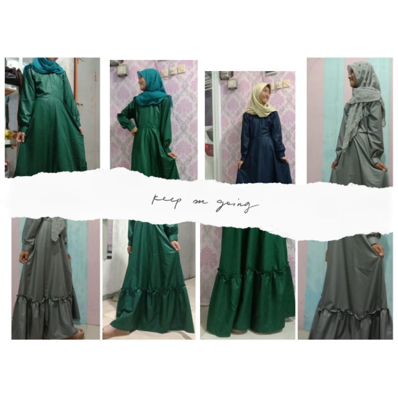 Gamis remaja bahan toyobo