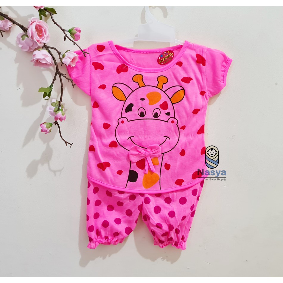 [N-019] TERBARU ! Setelan Baju Bayi Perempuan Lucu Murah - Naomi (3-6 bulan)