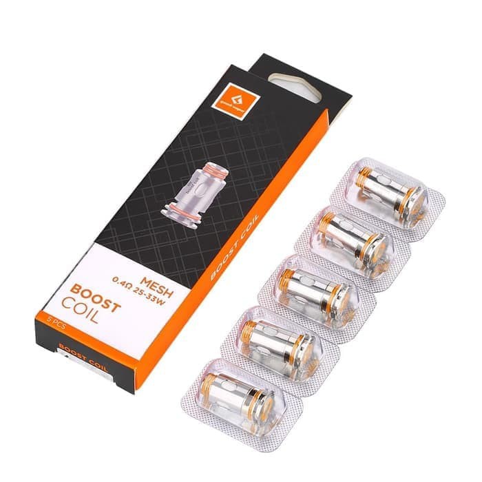 AUTHENTIC Coil AEGIS BOOST Pod 0.4ohm Mesh Koil CARTRIDGE Pengganti Pods Vape