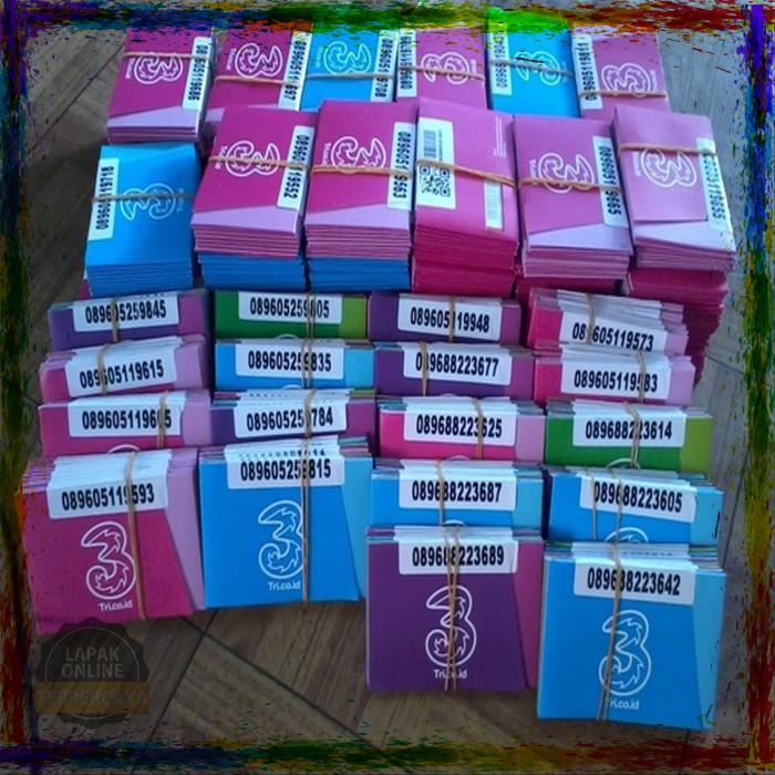 Jual Kartu perdana AON tri masa aktif 1 Tahun