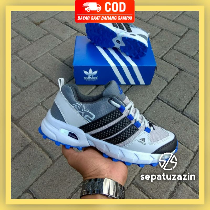Sepatu Olahraga Pria Adidas AX2 Sport Sneakers Outdoor Cowok Import Made In Vietnam Original