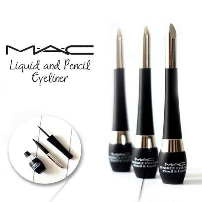 EYELINER MAC 2IN1 PENSIL EYELINER + EYELINER CAIR 2 IN 1 Murah