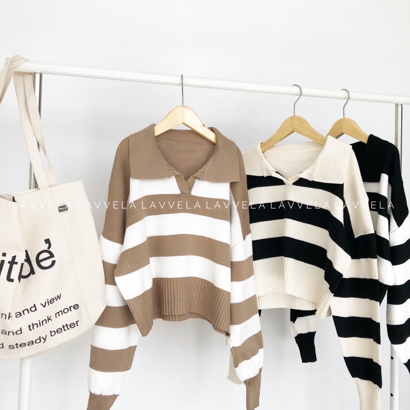 OLIVIA SWEATER LAVVELA | SWEATER RAJUT | SWEATER CROP | SWEATER KOREA