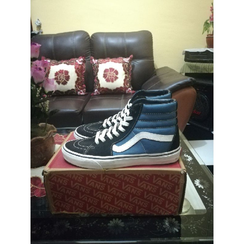 vans sk8 hi navy resmi pt navya