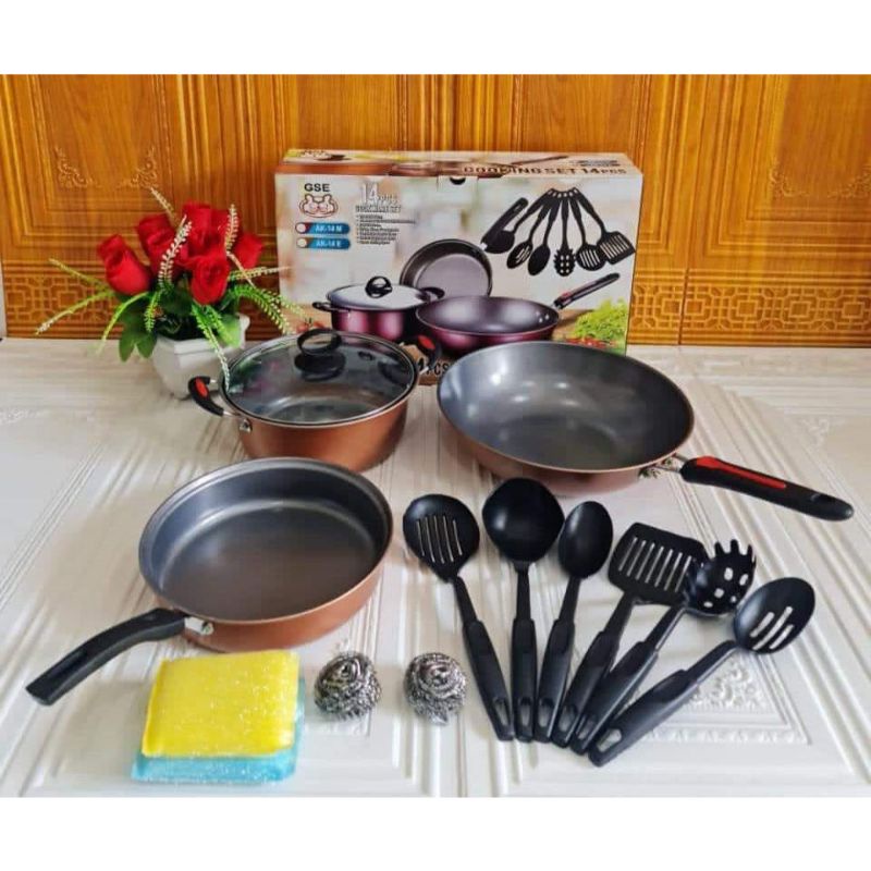 Panci Cookware Set 14pcs GSE