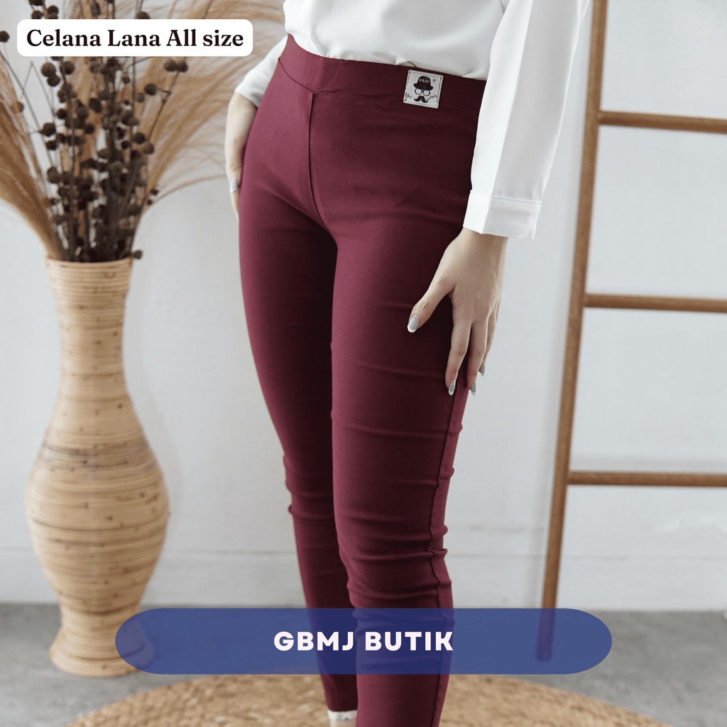 (COD) GBMJ Butik Celana Jeans Legging Jegging Panjang Wanita Lana Premium Allsize Jumbo Standard S-XXL